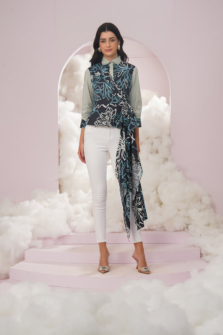 fio top - blue