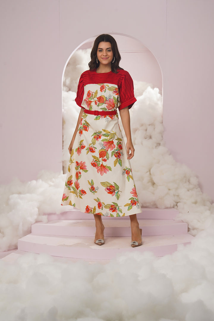 edgar dress- red