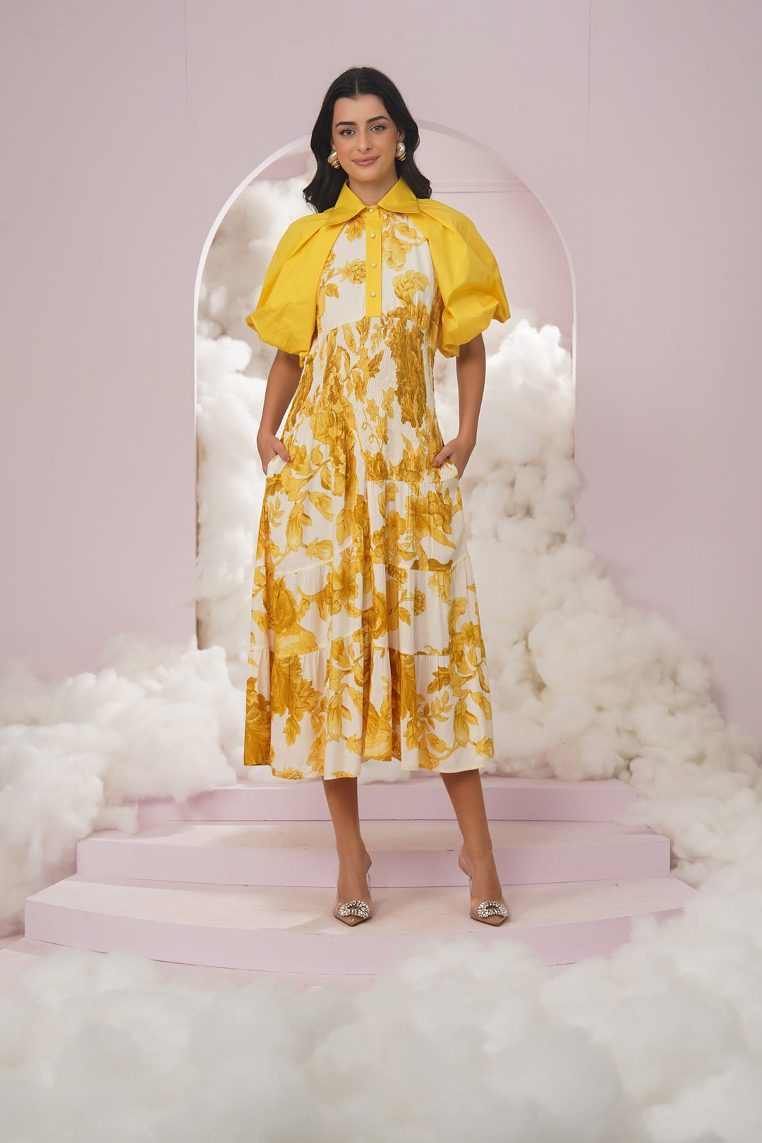Muskan Sethi In alba dress - yellow