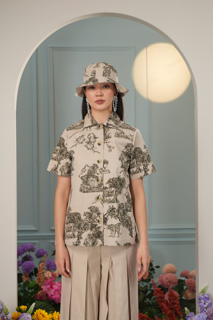 Beat The Heat Hat - Toile Beige