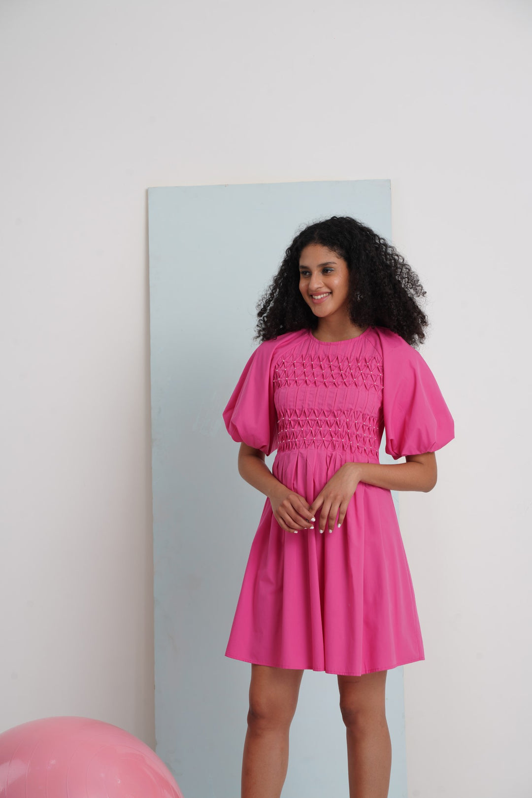 Feel Alive Dress- Bubble Gum Pink