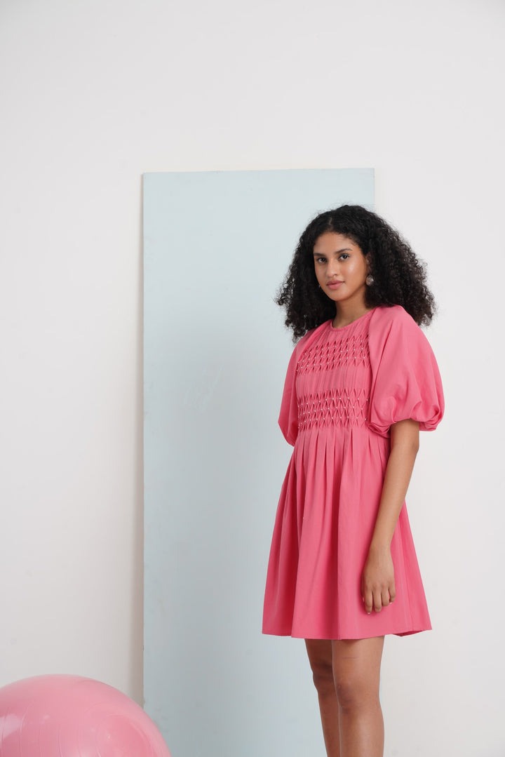 Feel Alive Dress- Coral