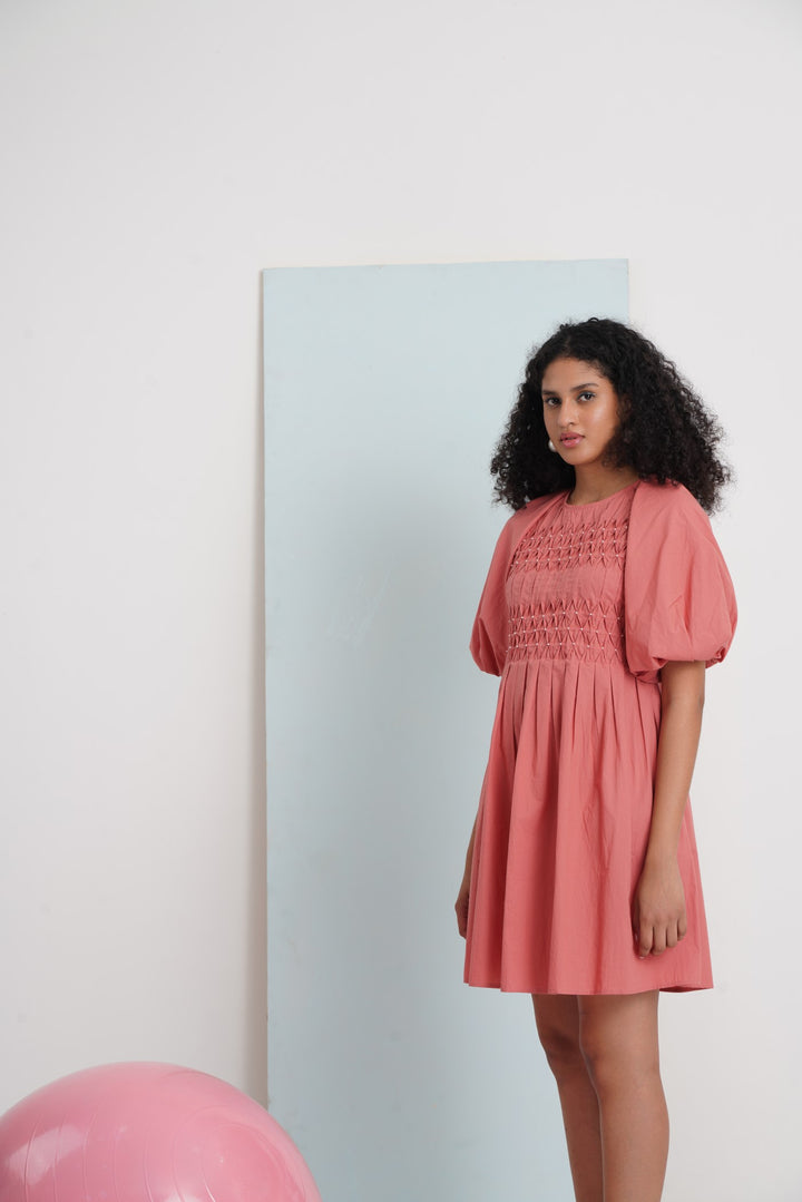 Feel Alive Dress- Rust