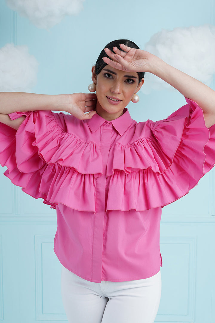 Sakura Top- Bubble Gum Pink