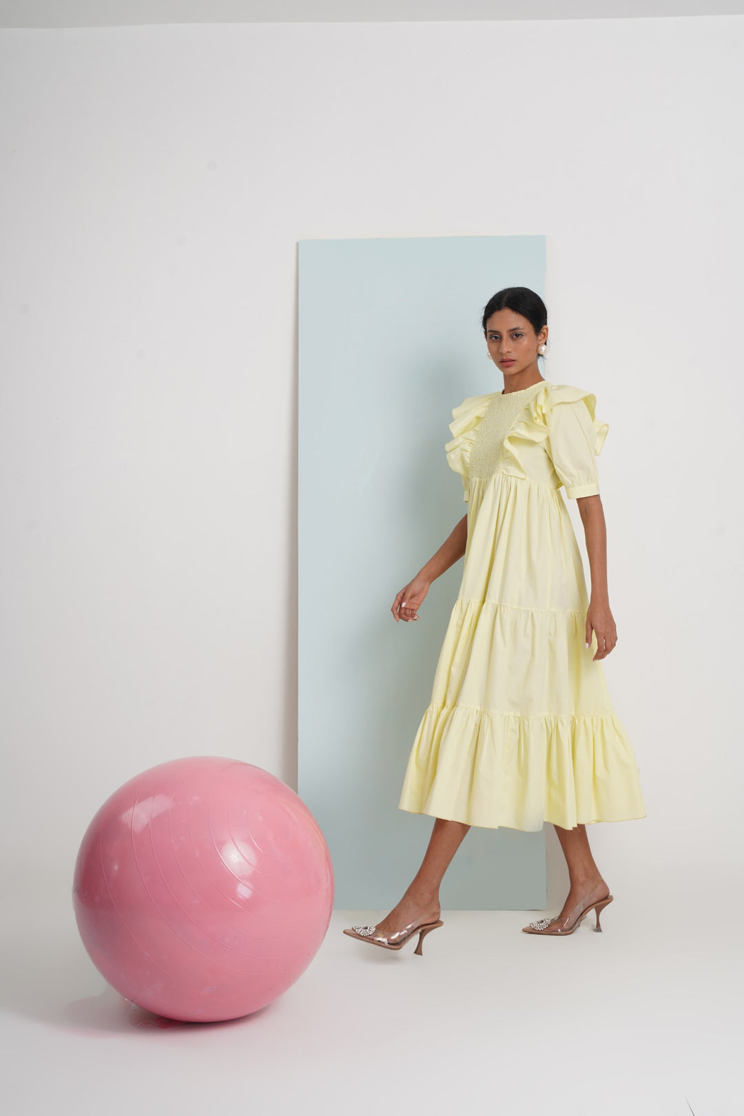 Runway Dress- Yellow