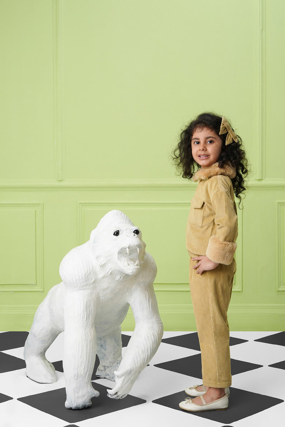 Barbie Jacket-Kids-Beige