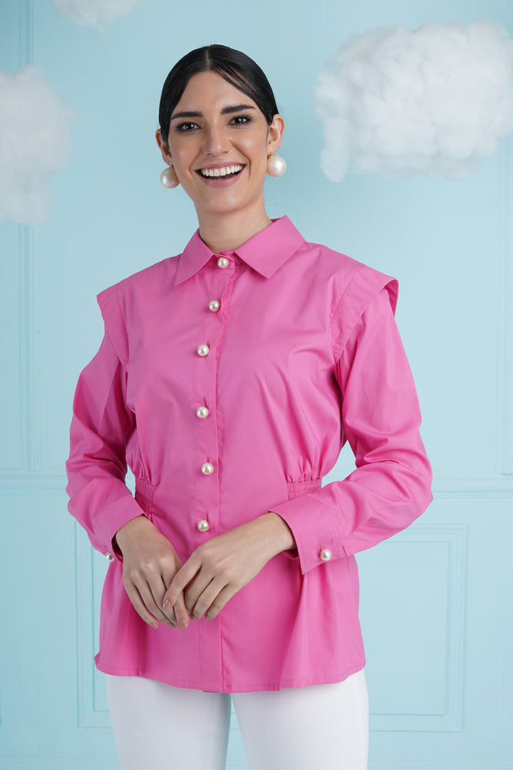 Geremia Top- Bubble Gum Pink