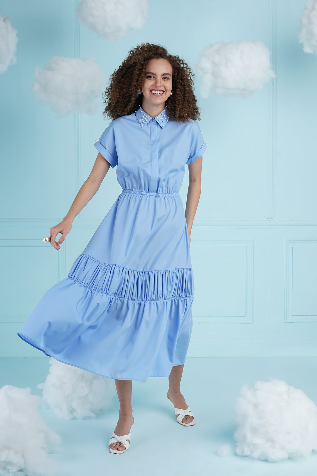 Lovin' It Dress- Blue