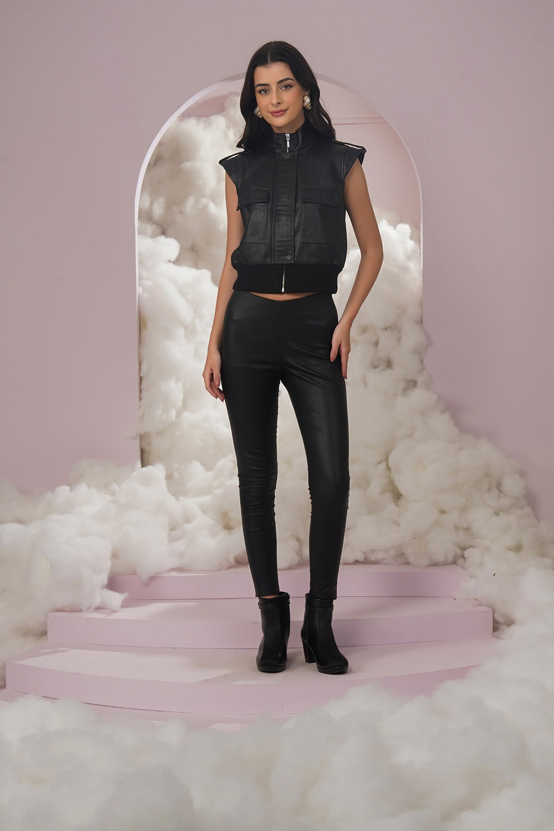 I am a stud jacket - black