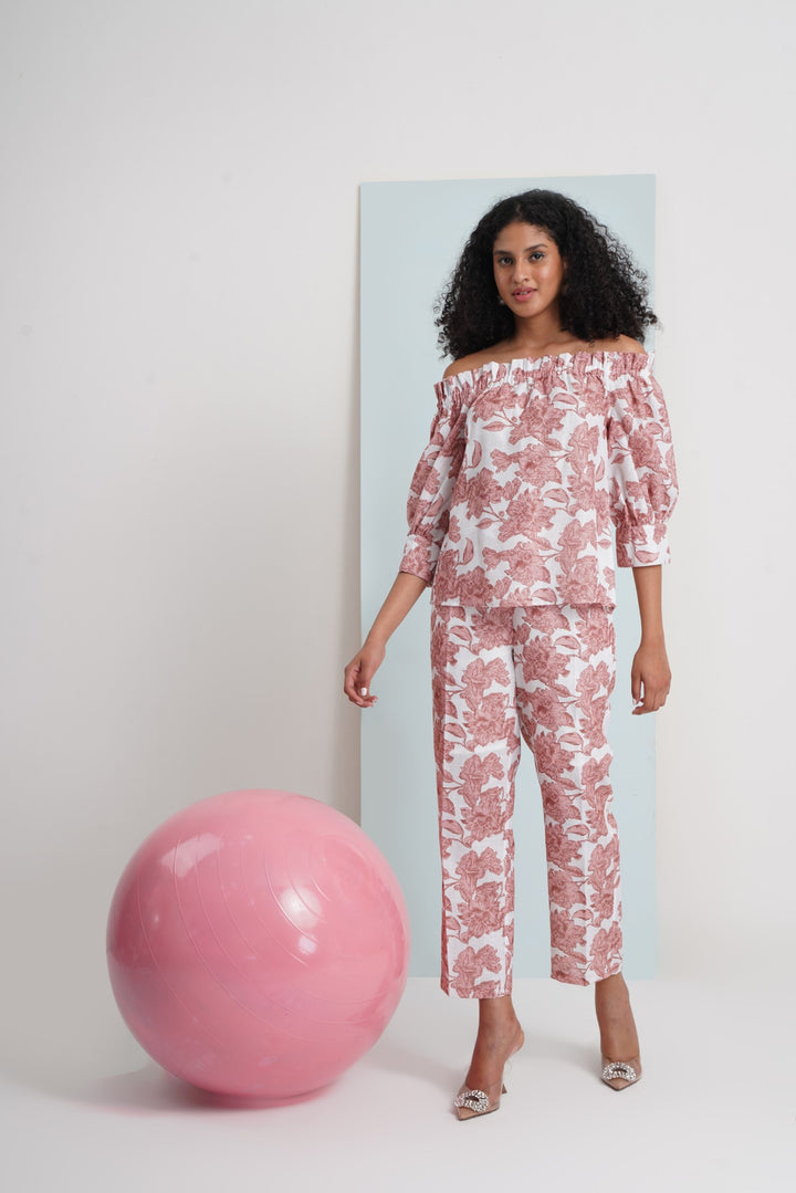 Savage Pants- Brown Flower