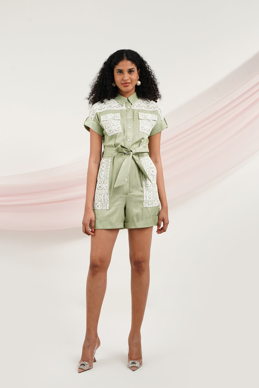 Perfect Playsuit - Pistachio