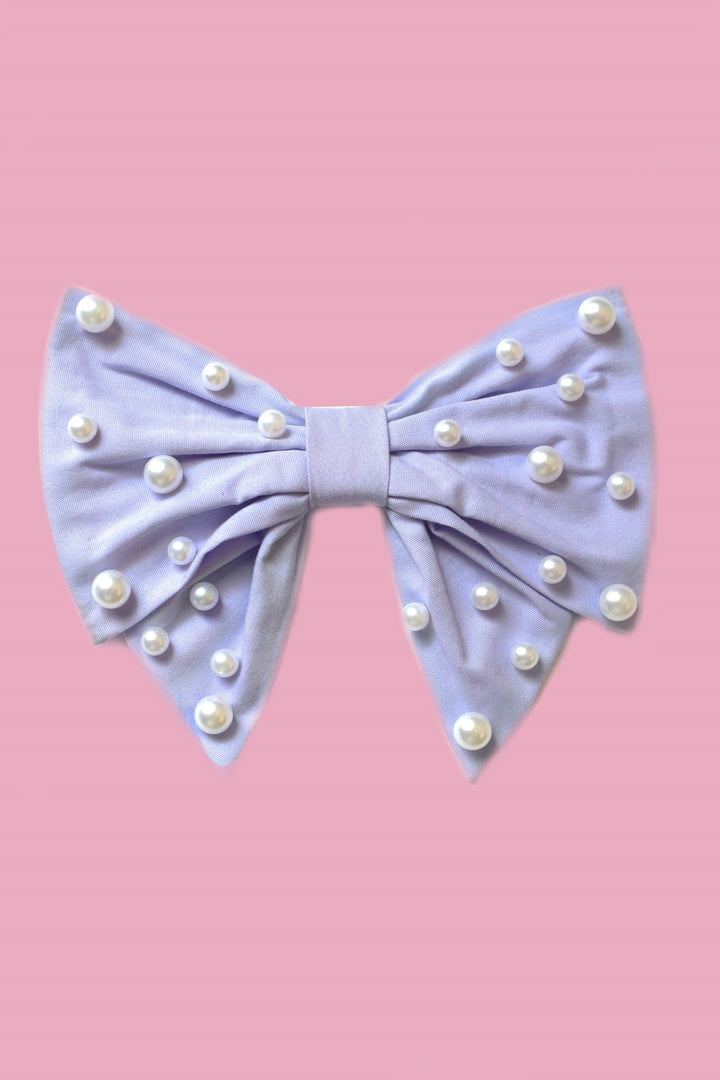 Star Bow- Pearly- Lilac