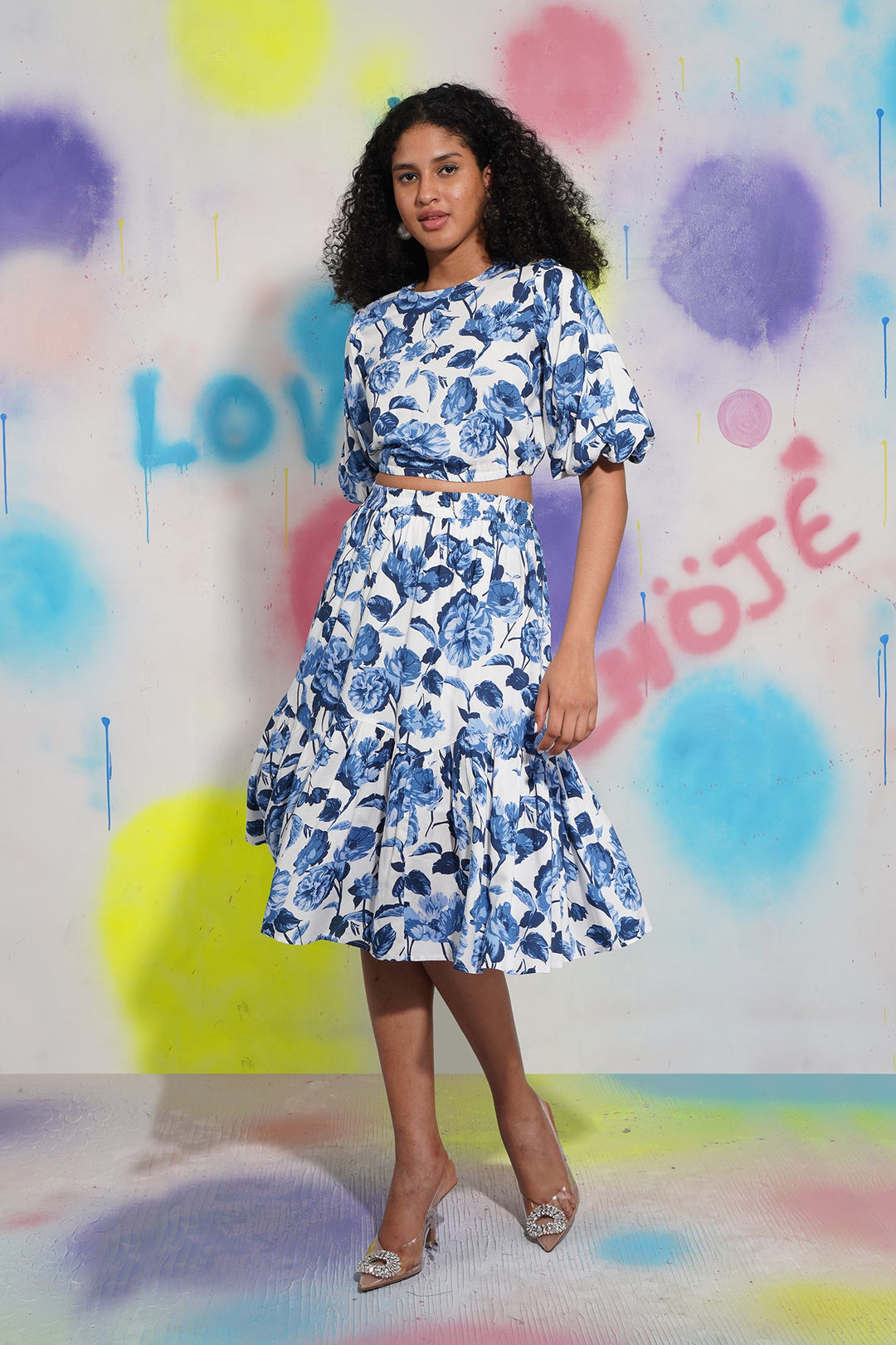 I Do Top - Blue Roses