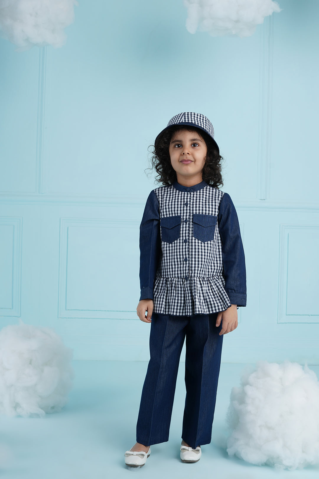 Bubble Bee Hat- Ghingham And Denim