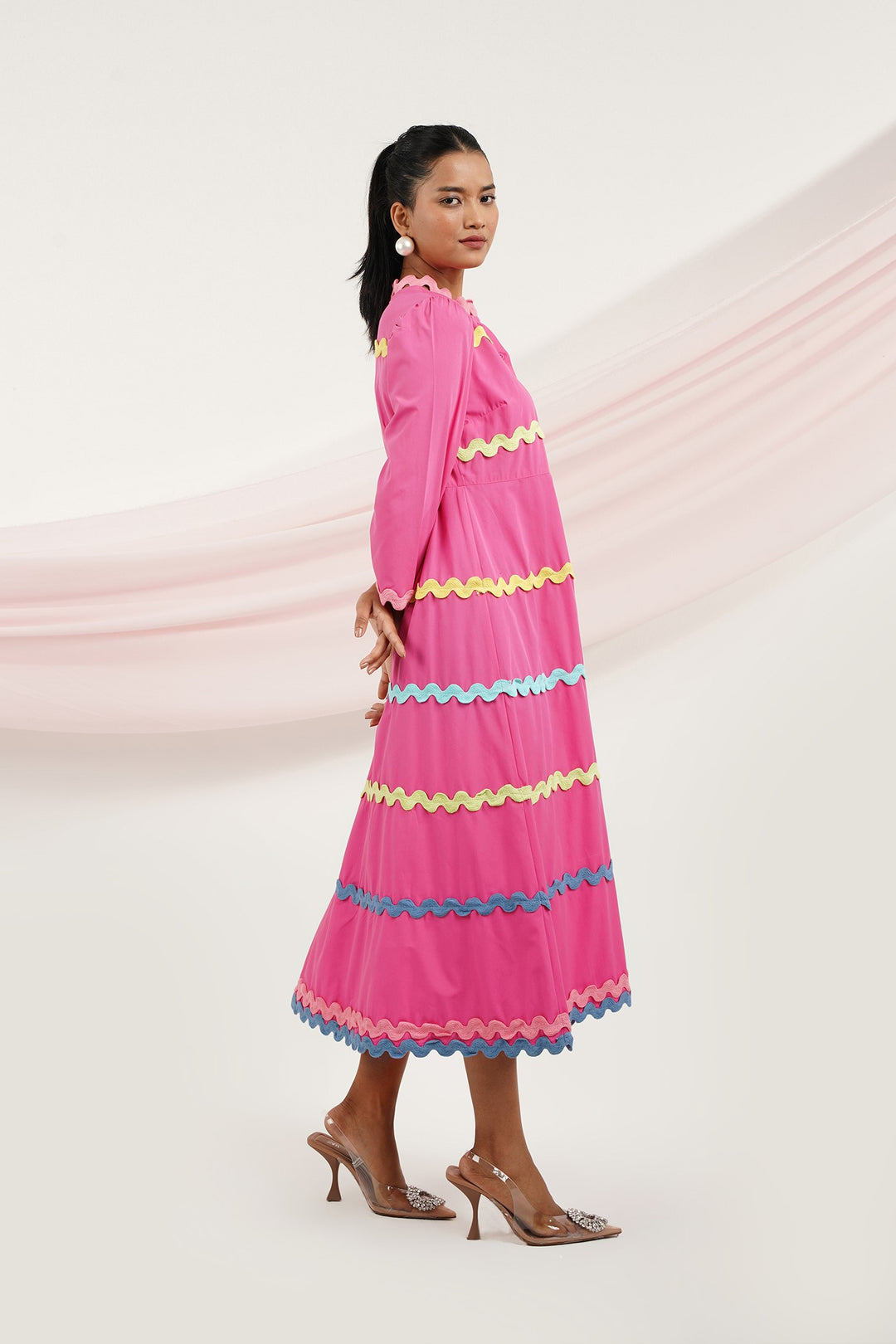 Shimara Dress- Bubblegum Pink