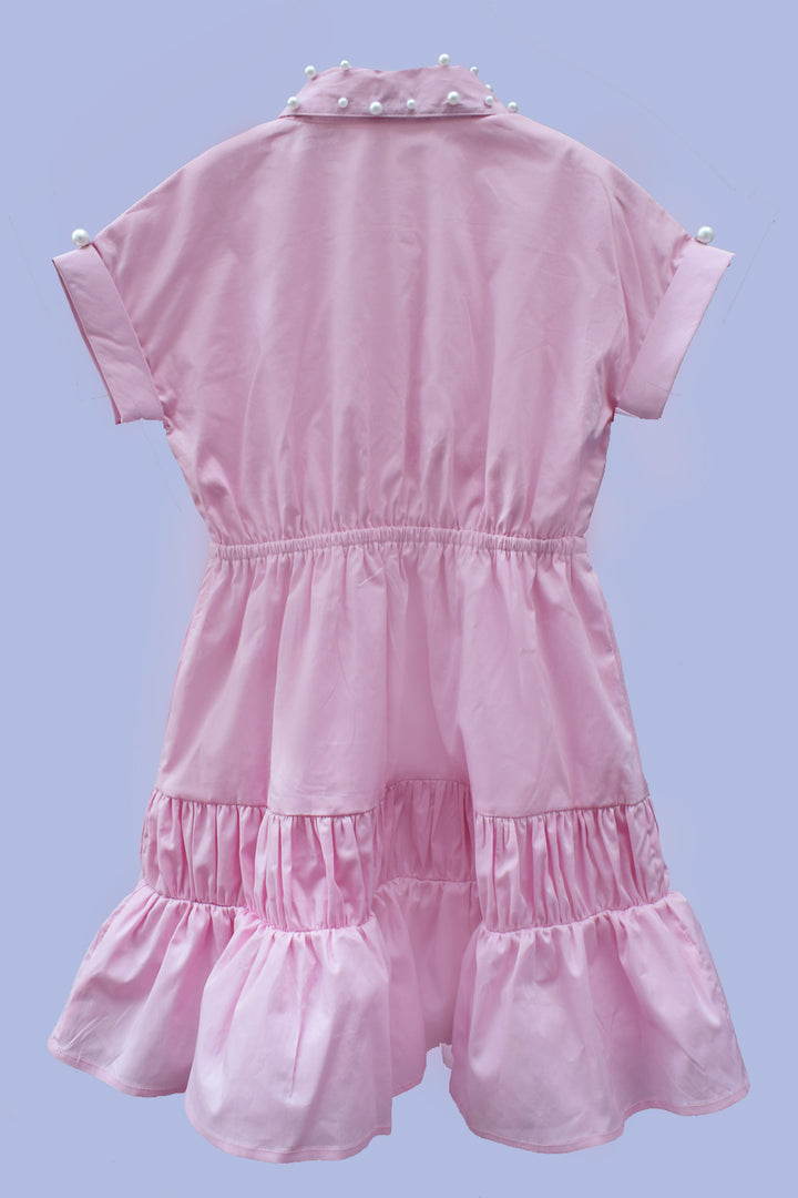 Lovin' It Dress Kids - Baby Pink