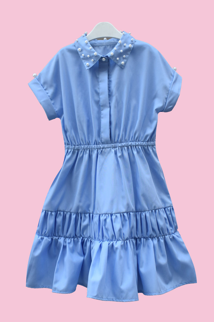 Lovin' It Dress Kids- Blue