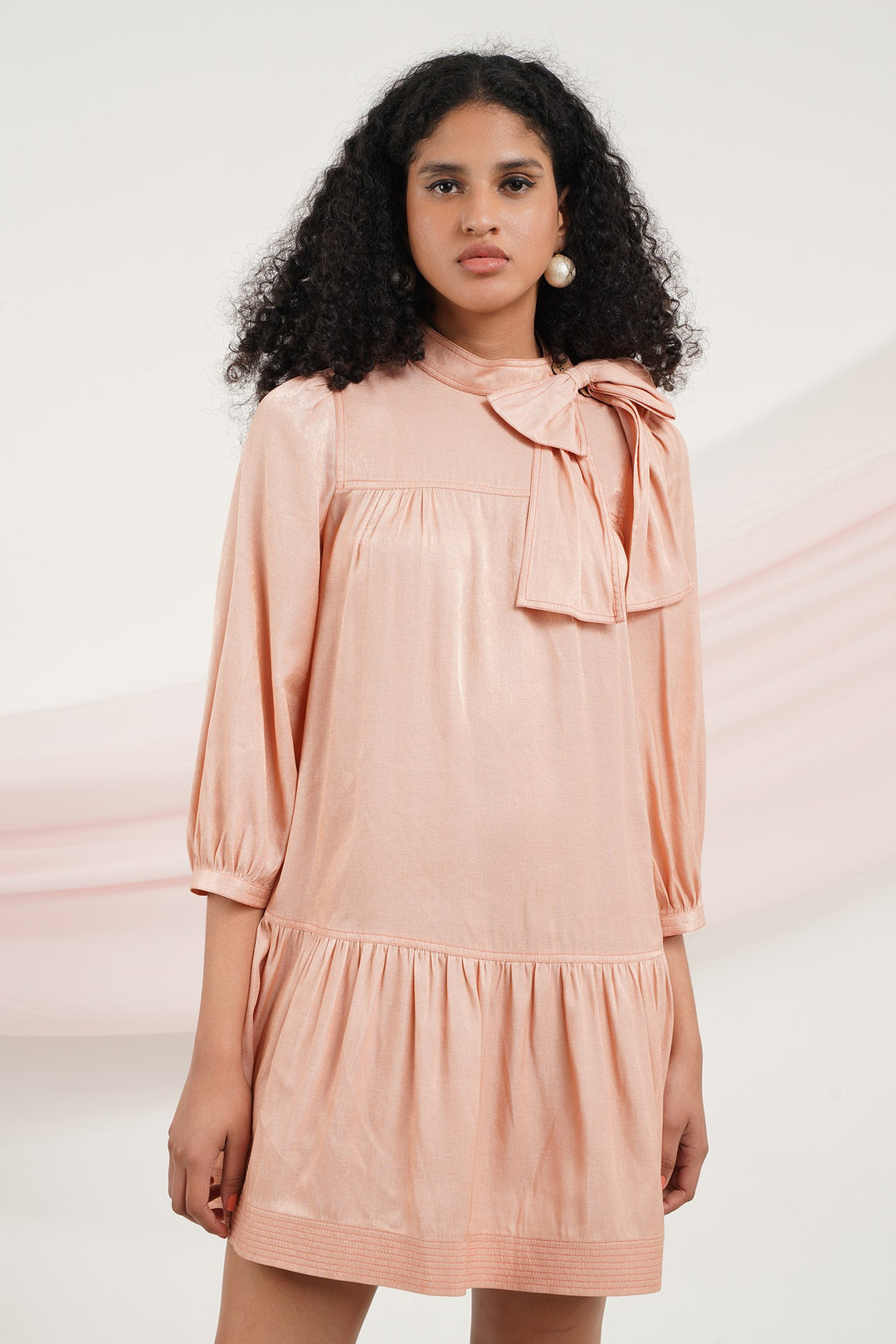 So In Love Dress - Brick