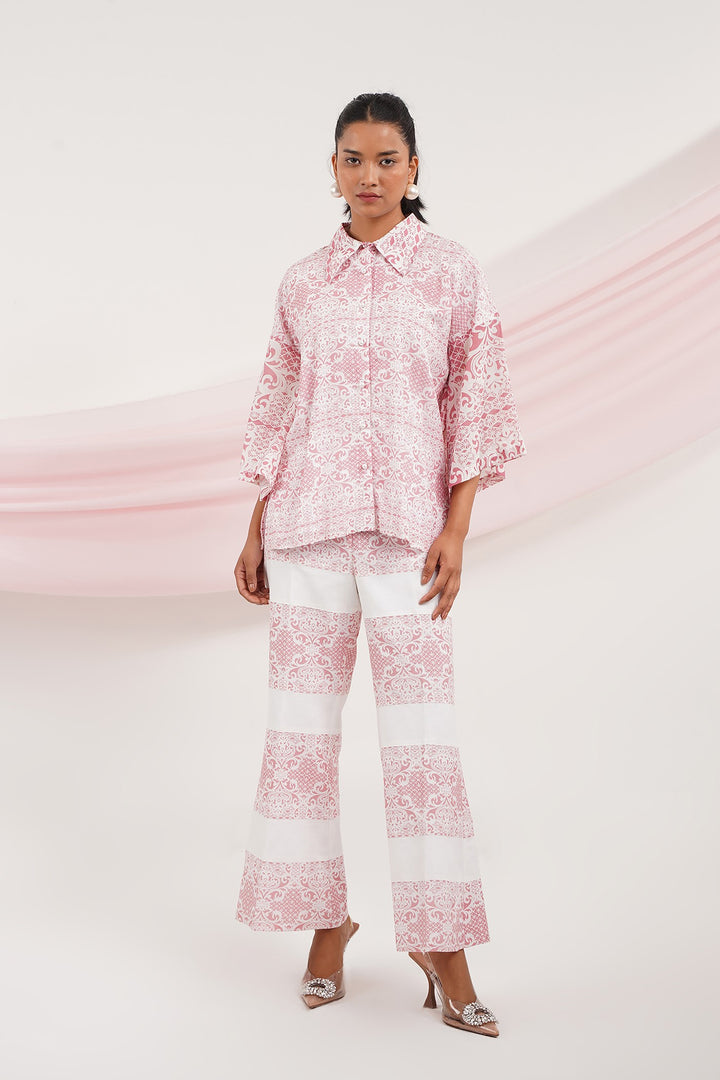 Sizzle Pants- Pink Lace