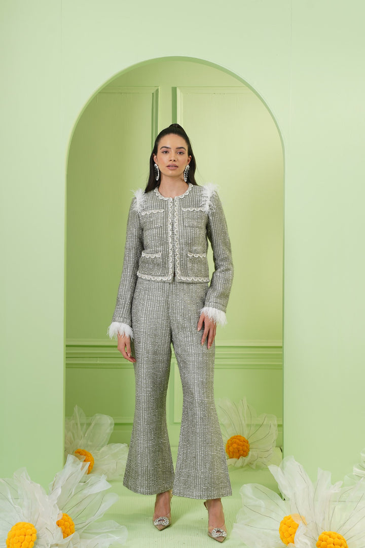 High Five Pants- Silver