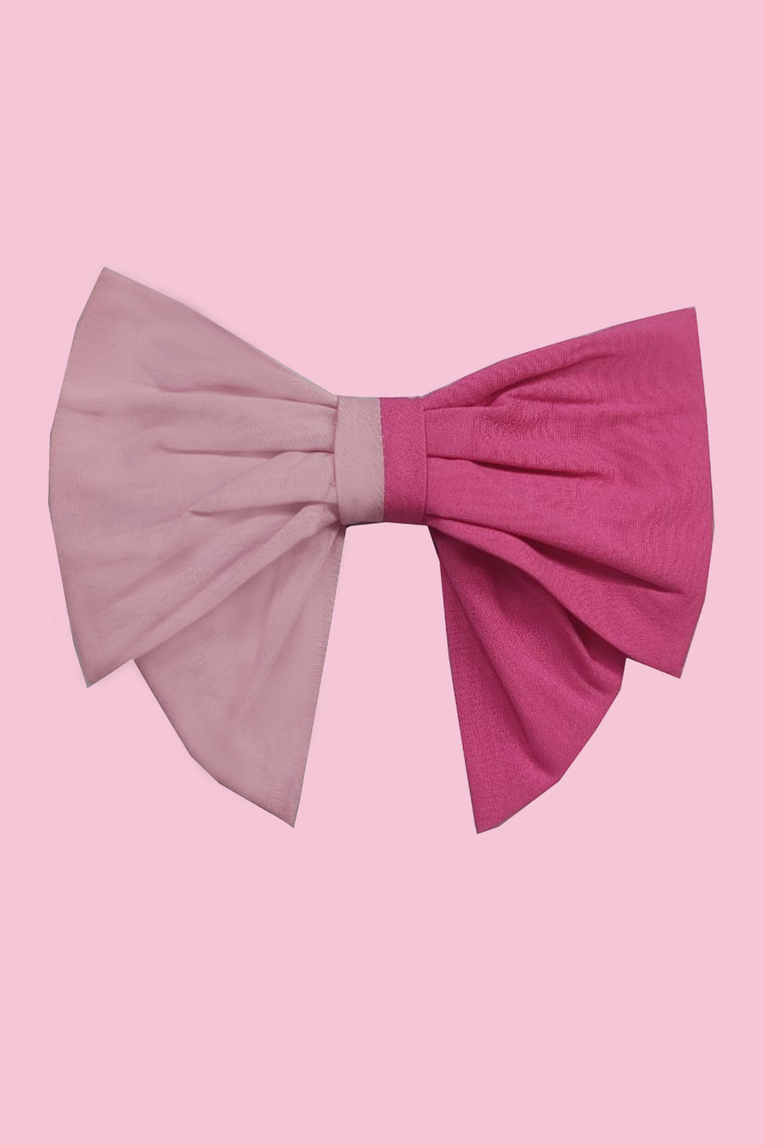 Star Bow - Dual- Baby Pink And Bubble Gum Pink
