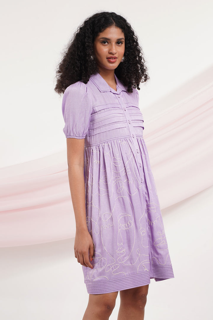 Tia Dress - Lilac