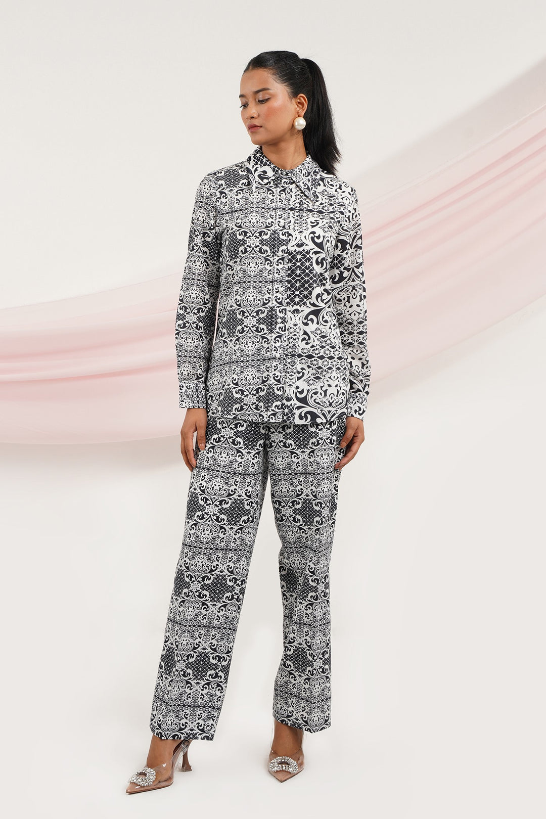 Wing It Pants- Black Lace