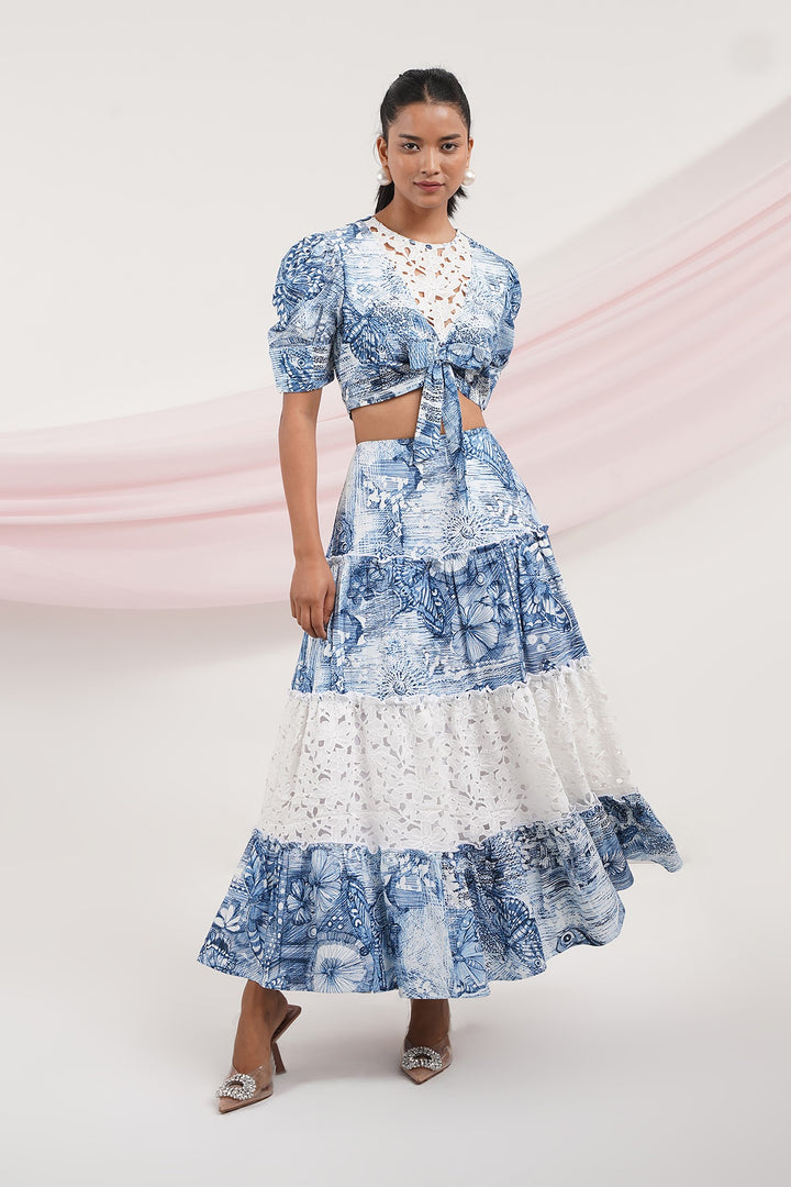 Zidagi Top - Butterfly Blue