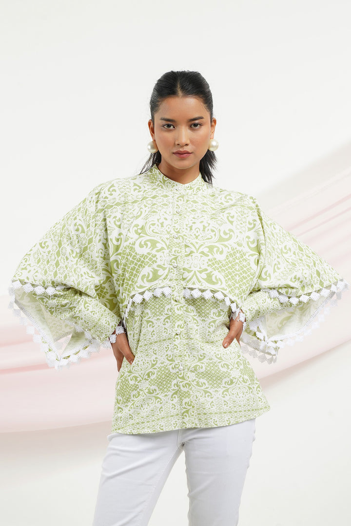 Koffee Top - Green Lace