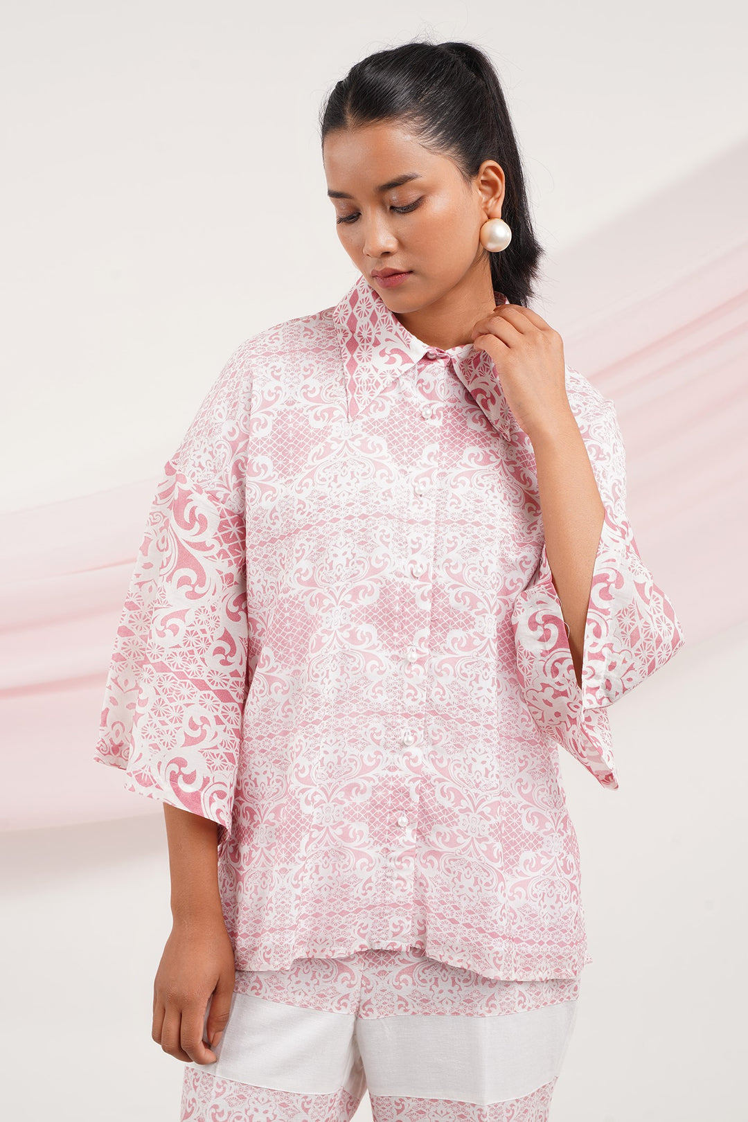 Sizzle Top- Pink Lace