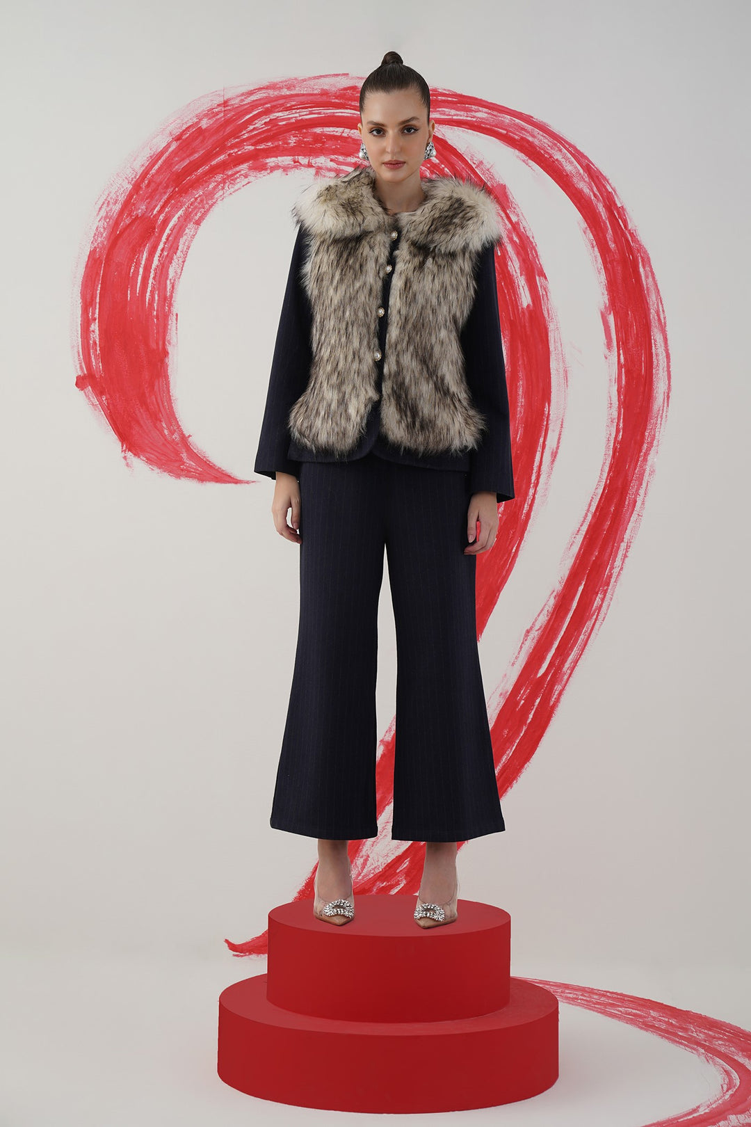 Full moon pants-navy