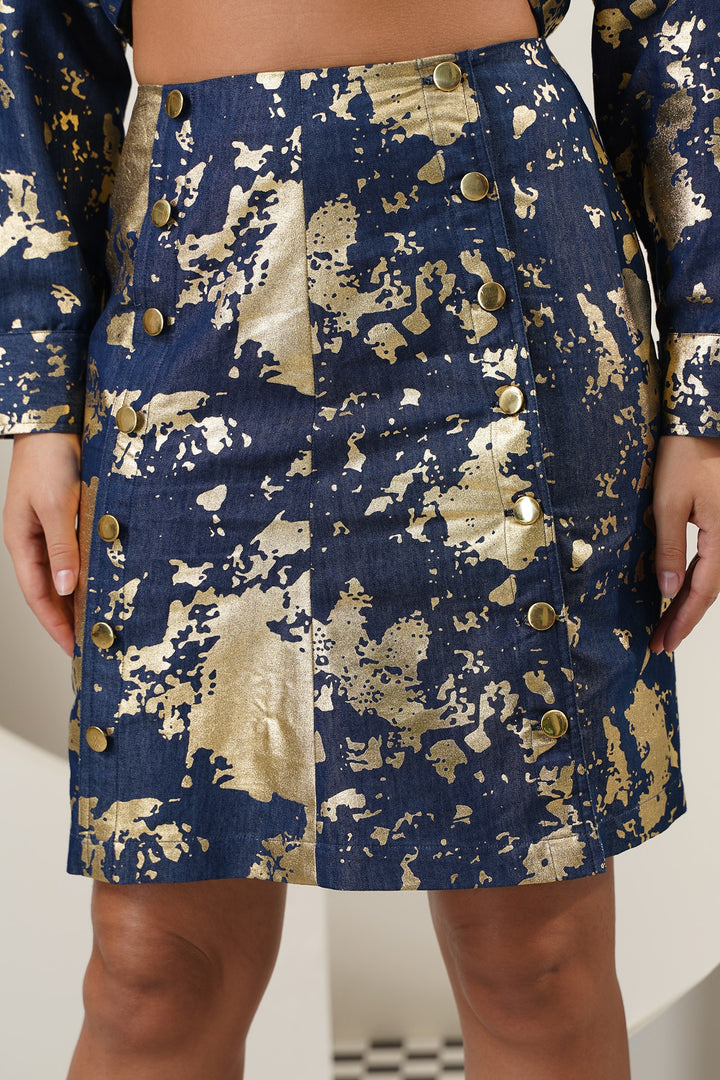 Galaxy Skirt- Navy Blue