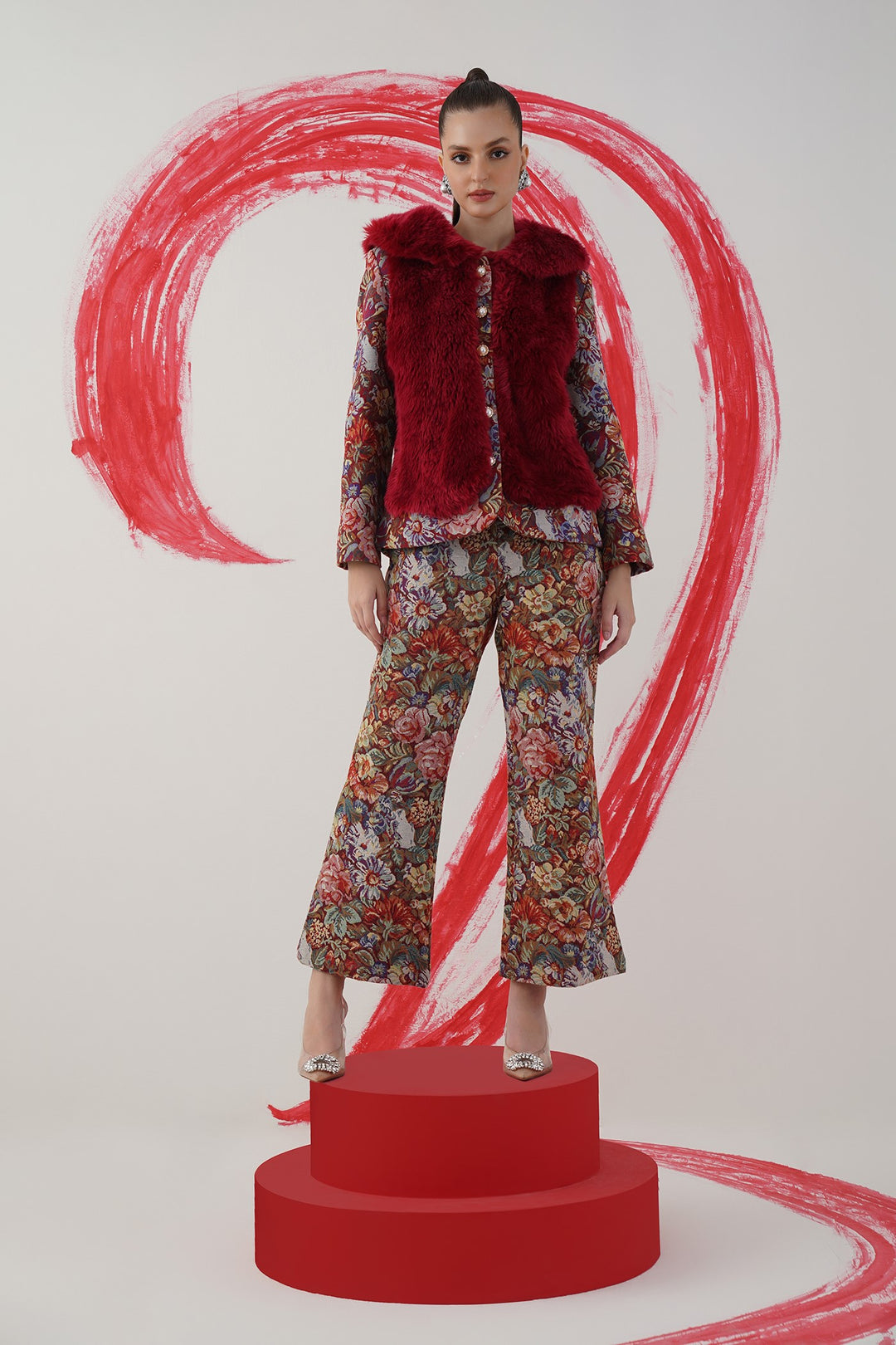 Full moon pants- roses