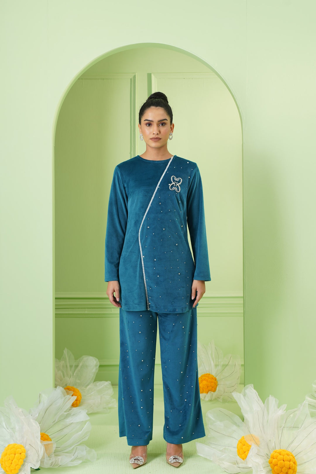 Mcg Pants - Teal Blue