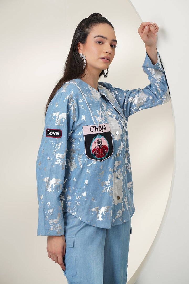 Pingola Shirt- Sky Blue