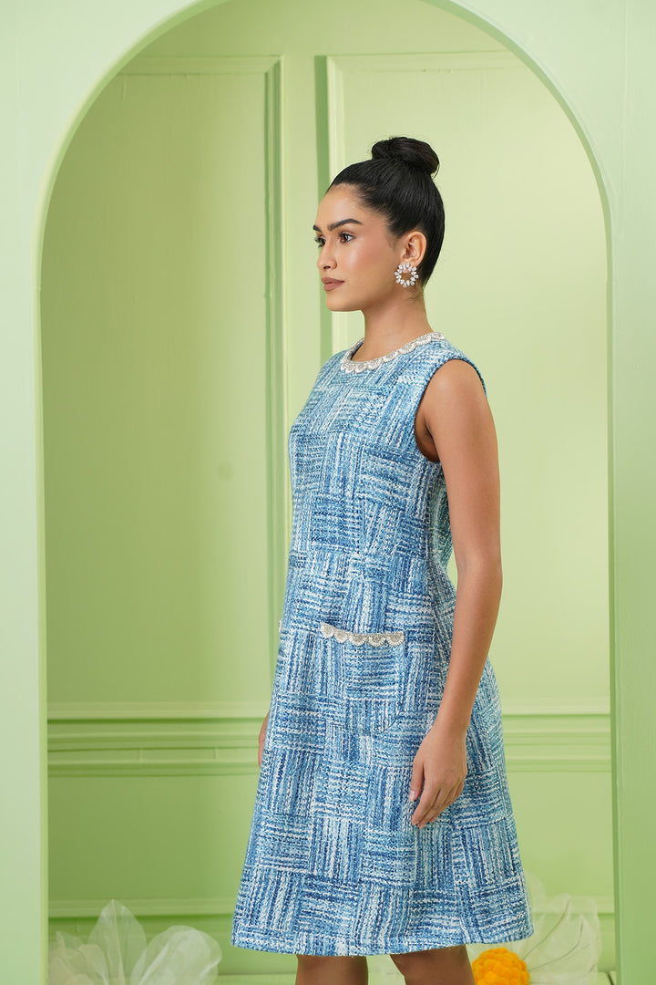 Mini Me Dress - Blue