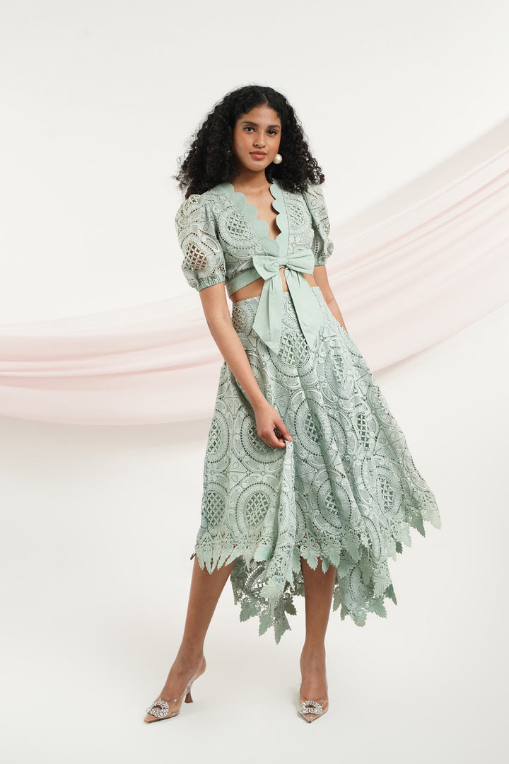 Call Me Babe Top - Aqua