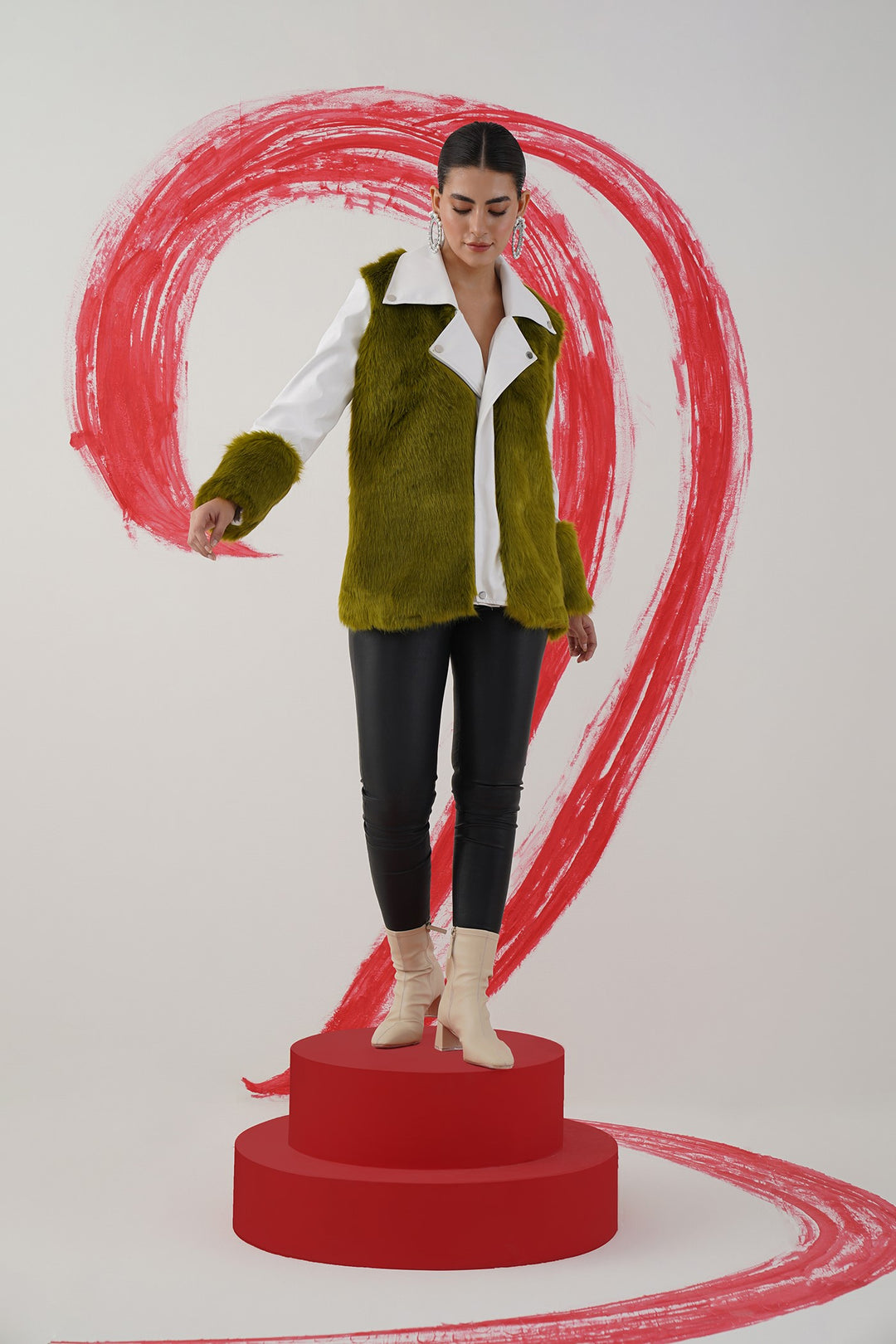 german jacket- white