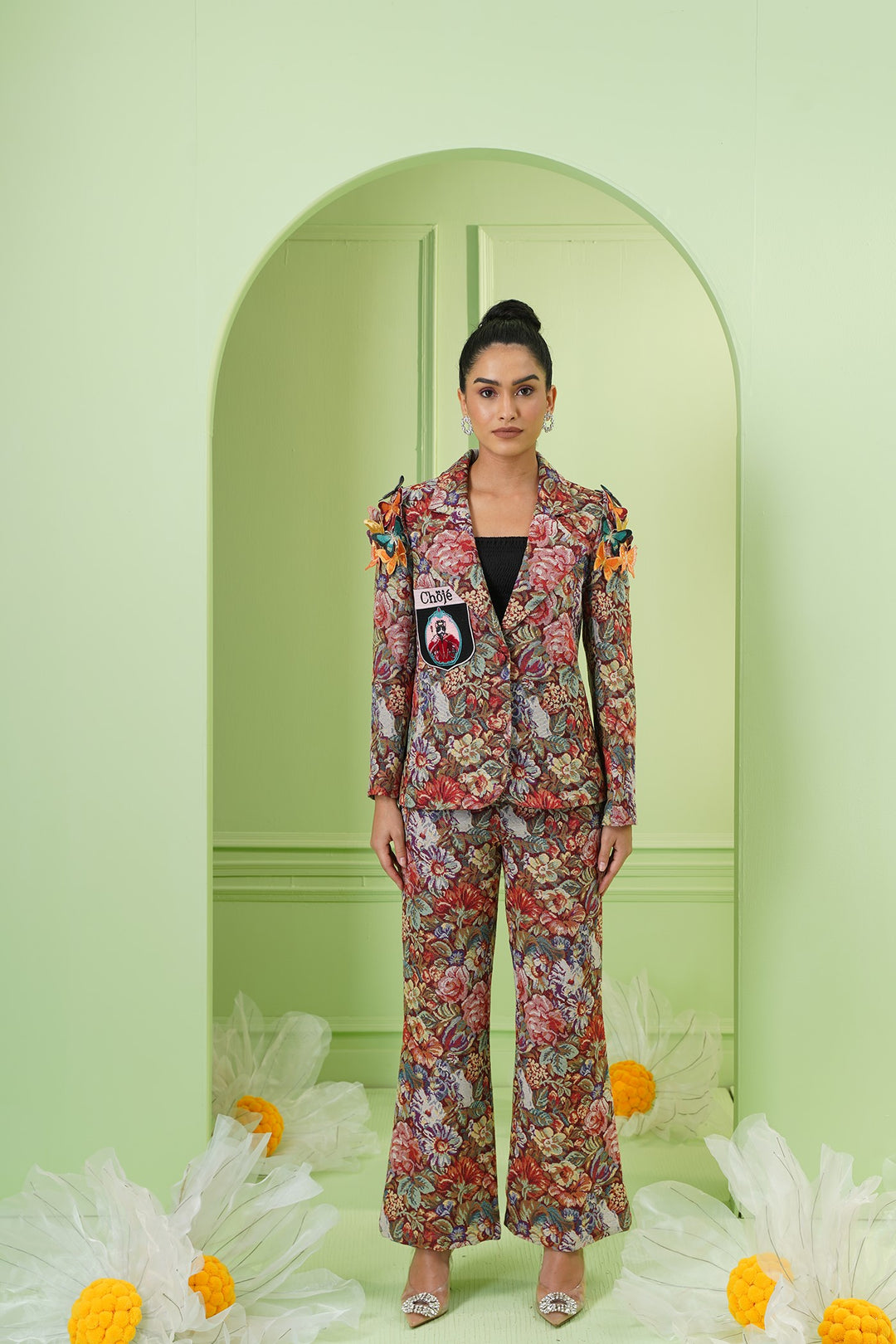 Mirangi Pants - Roses