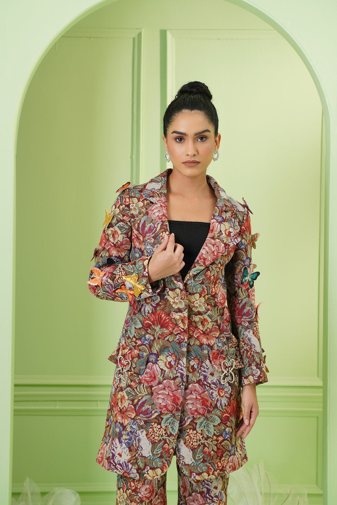 Mirangi Overcoat - Roses
