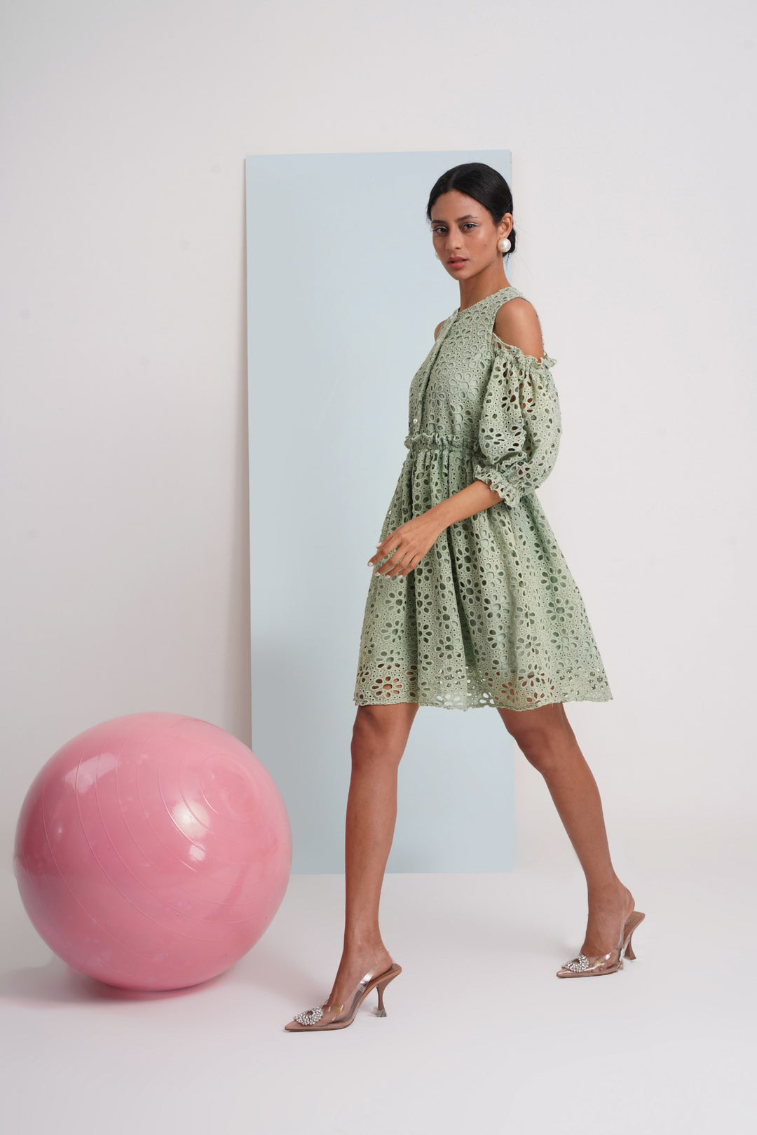 Forever Yours Dress - Aqua Floral