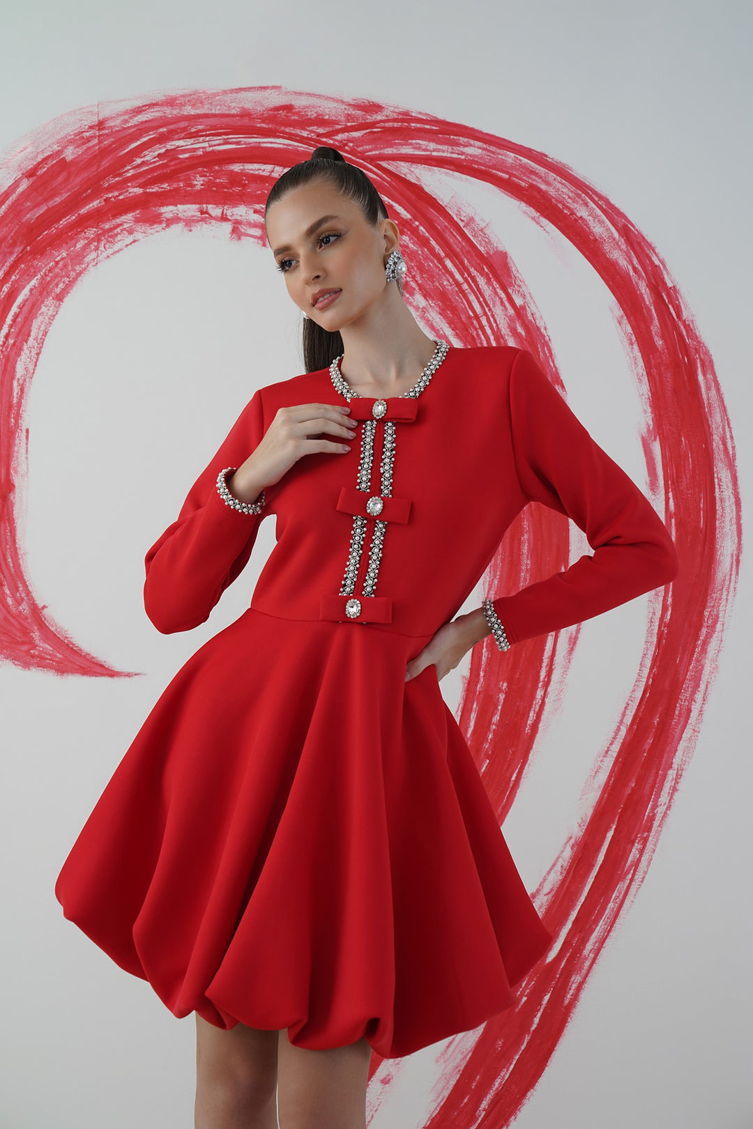 Patra dress- red