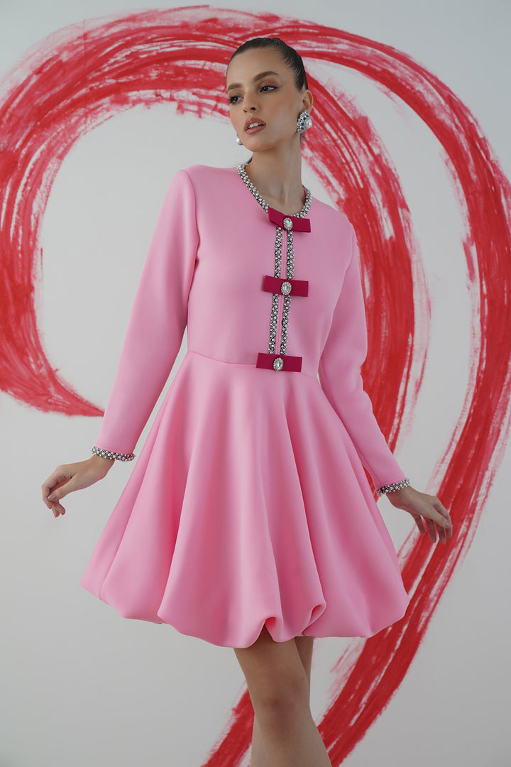 Patra dress- pink and baby pink