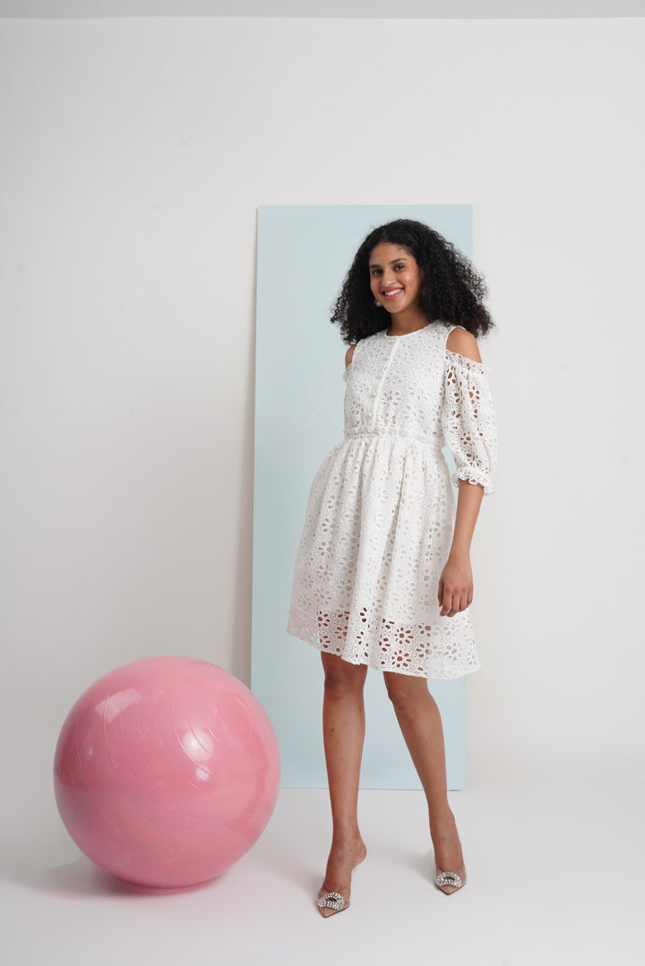 Forever Yours Dress - White Floral