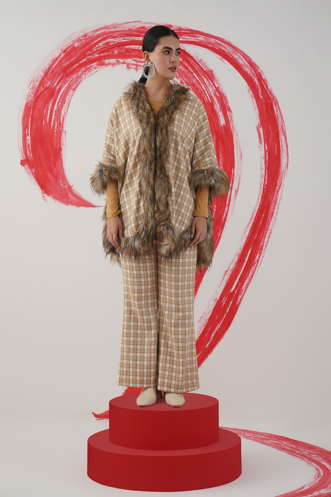 puppy eyes pants - mustard