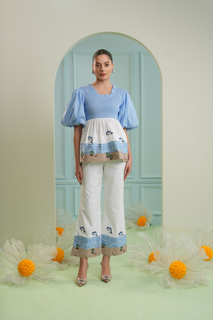 Beach promenade pants-beach