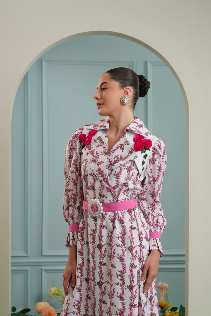 Olive's dress- Bougainvellia