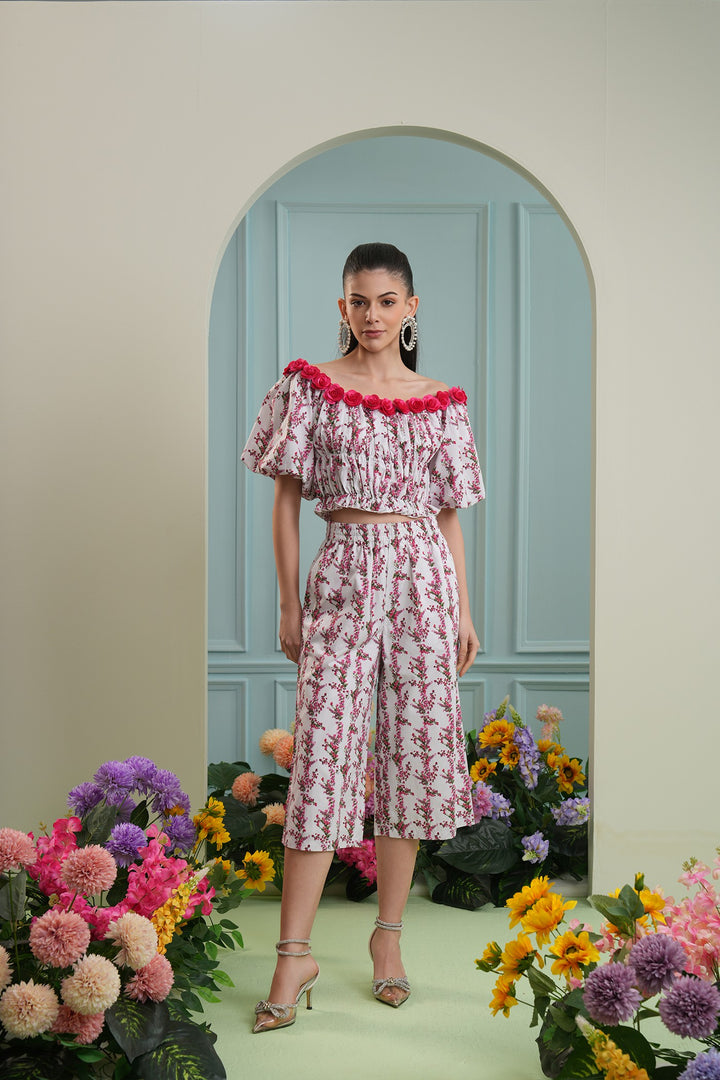 Adorn me pants-  bougainvellia