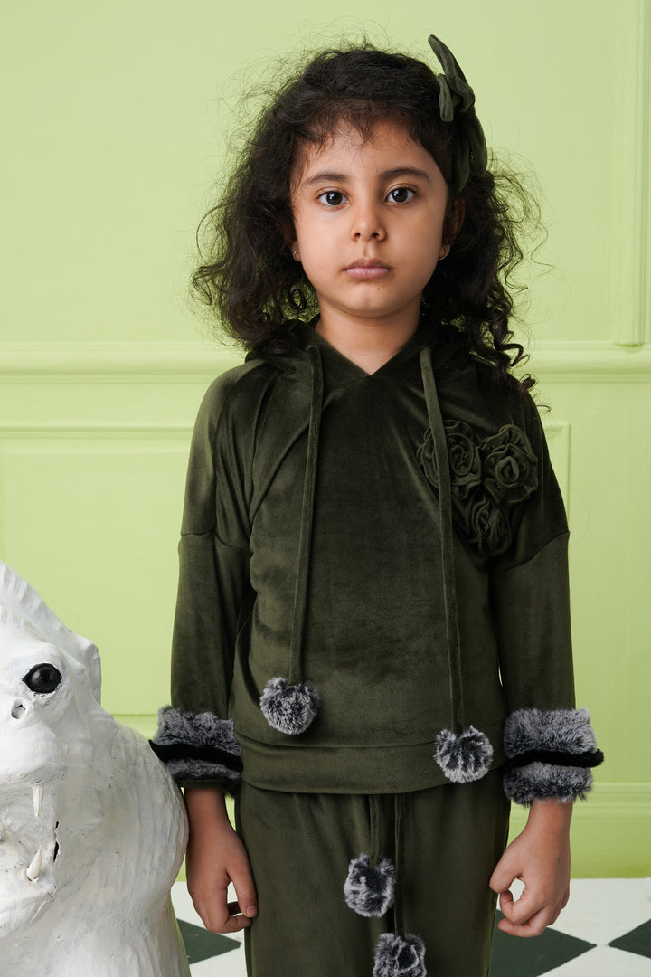 It Girl Top- Olive-Kids