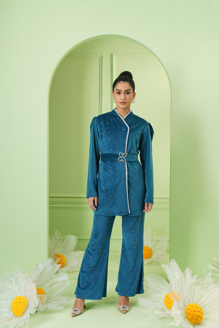 Scottish Pants - Teal Blue